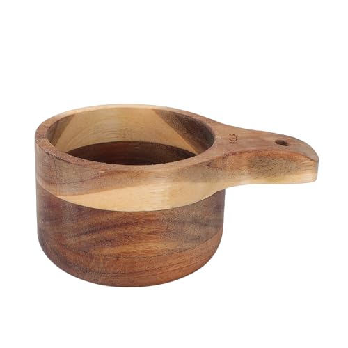 Ensemble de tasses à mesurer en bois pour ingrédients secs et thé - 7