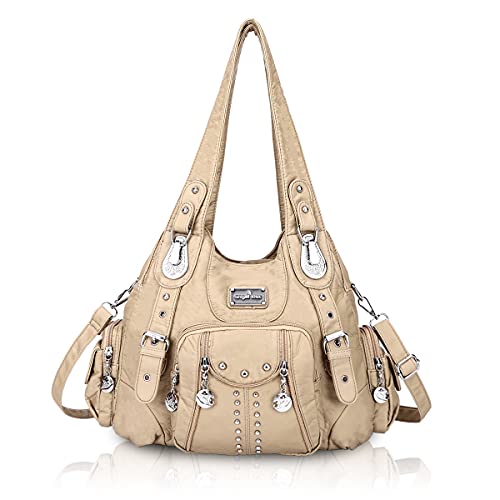 Image of Angel Kiss Purses for Women Soft PU Leather Large Hobo Bags for Women Shoulder Bag | Soft