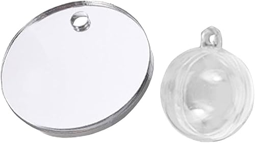 TEHAUX Espejo flotante Betta Espejo Betta, espejo de ejercicio redondo flotante Betta de doble cara de 2.0 in, espejo de entrenamiento Betta