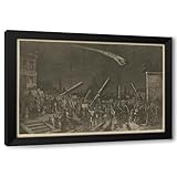 ArtDirect The new comet — a phenomenon now visible in all parts of the United States (1870) Custom Framed Art Print Giclee Print or Canvas Options with Various Sizes and Customization by Thomas Nast