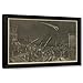 ArtDirect The new comet — a phenomenon now visible in all parts of the United States (1870) Custom Framed Art Print Giclee Print or Canvas Options with Various Sizes and Customization by Thomas Nast