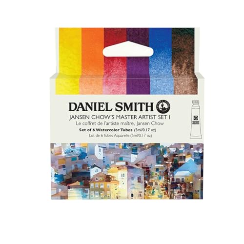 Daniel Smith 6X5ML Jansen Chows Master Artist Set I, Pirrol Orange, Small