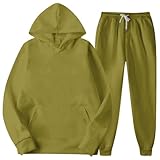 Ymosrh Men's Fall Sweatsuit - Casual Athletic 2 Piece Running Jogging Sport Suit Sets Retro Men Outfit Hombre Man Clothes Fashion Ropa De Informal (XXL - Dark green)