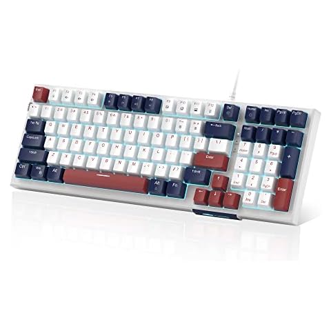 MageGee Mechanische Tastatur, Star Sky kabelgebundene Gaming-Tastatur Cover