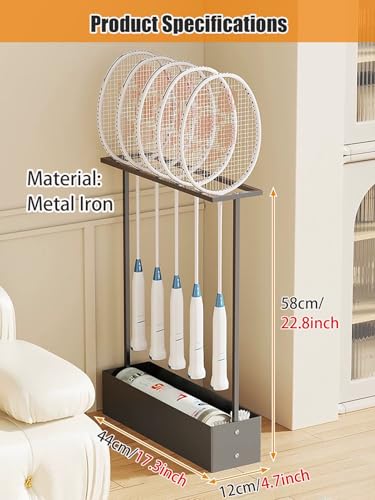 Support pour raquette de tennis haut de gamme stable 58 cm