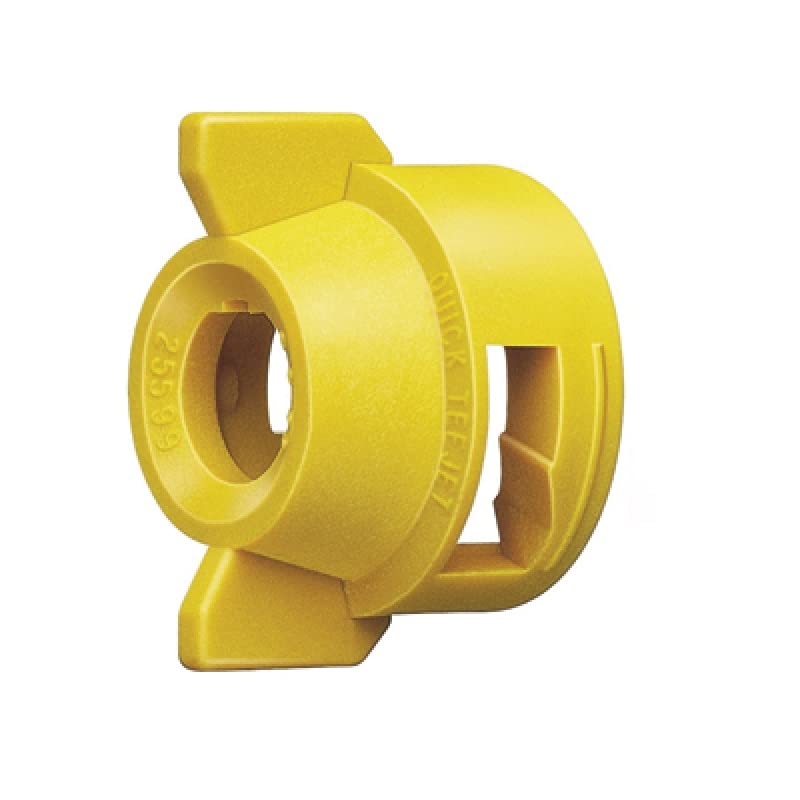 Pack of 50 - Quick TeeJet Yellow Nylon Cap for TK-V & TF-V Style Spray Tip Farmer Bob's Parts CP25599-6-NY