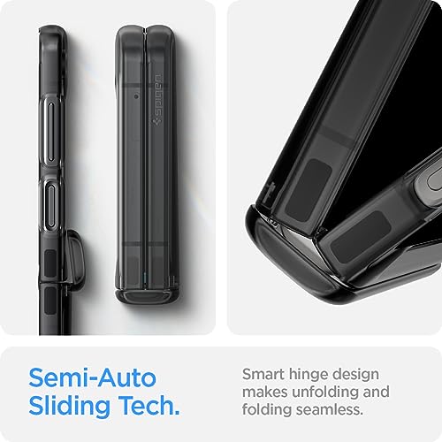 Image of Spigen Thin Fit Pro | Samsung Galaxy Z Flip5 Case [Hinge Protection] [Air Cushion Protection] Galaxy Z Flip 5 Back Cover | TPU+PC - Frost Gray