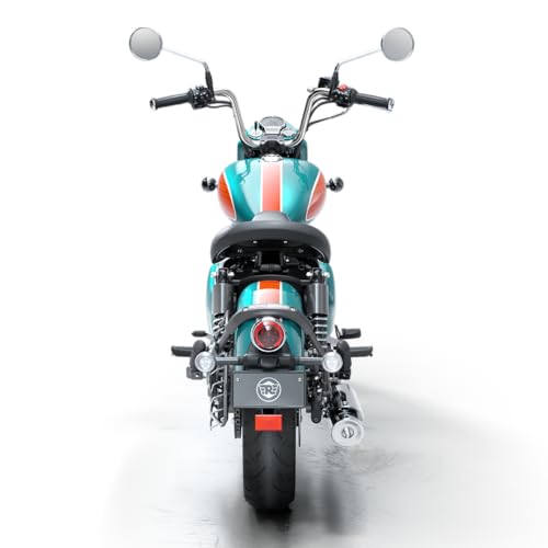 Image of Royal Enfield Goan Classic 350 with Disc & Spoke Wheel Motorcycle (Teal Blue) Booking for Ex-Showroom Price