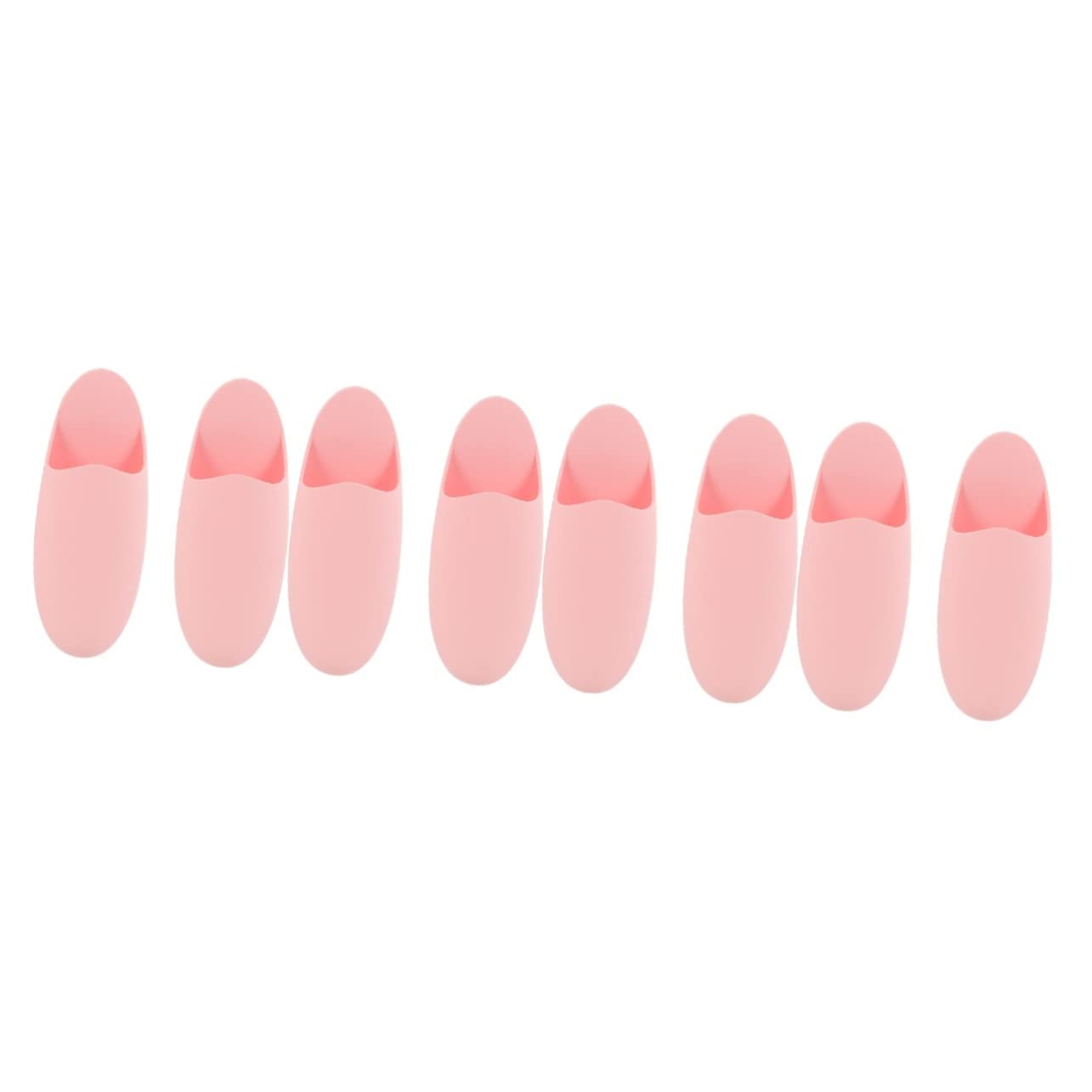 Healeved 8pezzi Portaspazzolino Per Spazzolini e Dentifricio Design e Antiscivolo Drenaggio Colore Rosa
