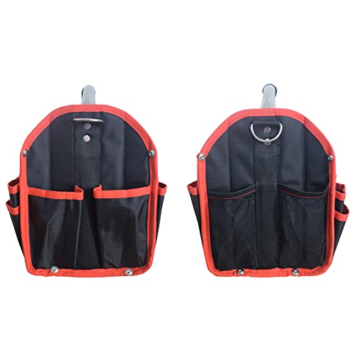 TOOLEAGUE 16 Inches Open Top Tool Tote Bag 22 Pockets,1680D Reinforced Material Tool caddy,Tool bags for electricians, Steel Handle and Shoulder Strap