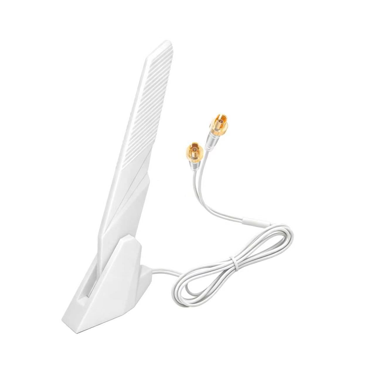 Antenne de remplacement pour carte mère WiFi 7 EZ-Plug (Blanc) | Support magnétique, connecteur EZ-Plug compatible WiFi 7, antenne de rechange, pour carte mère de jeu