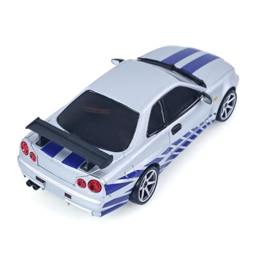 Image of US in Stock, 1 /18 4X2 LDRC RC Racing Car RWD Remote Control Drift Vehicles Gyroscope LD1899 Light System Motor Servo ESC for Hobby(Silver)
