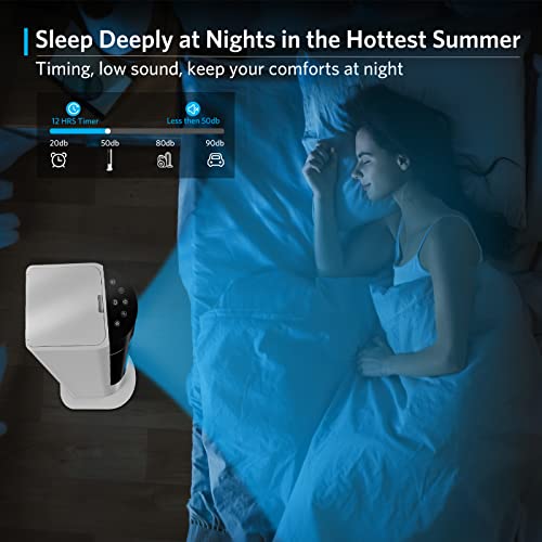 Air Choice Swamp Cooler Fan, Oscillating Evaporative Air Cooler For Room, Portable Air Conditioner, Instant Cool & Easy Use, 3 Modes & 3 Speeds,12H Timer, 2 Ice Boxes, Remote Control For Room & Office #TOP5