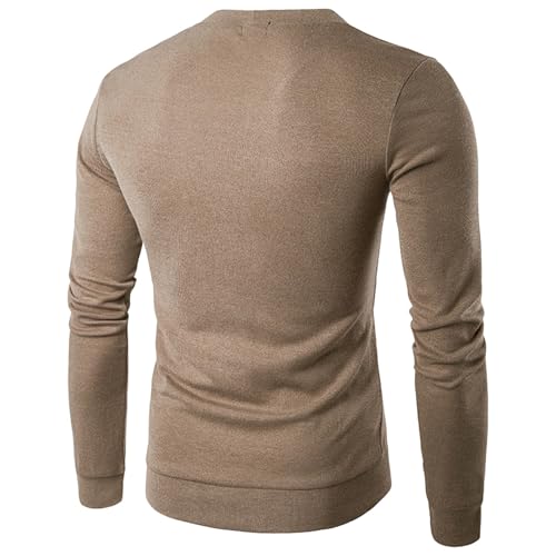Men's Sweater Vest Clearnace 2024 Men’s Cardigan Sweater Cashmere Wool Blend V Neck Buttons Designed Long Sleeve Solid Warm Cardigan with Pockets2