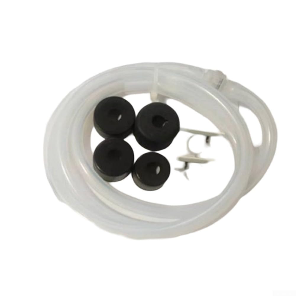 Kit Tube Extension Distributeur Savon évier - 119,4 Cm Silicone, Clapet Anti-retour - Compatible Plupart Pompes