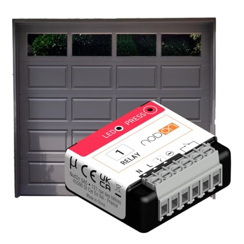 Nodon Zigbee 3.0 Module Multifonction - 1 Canal Contact Sec Zigbee16A - Zero Crossing - Installation Possible au Tableau Élec. - Compatible Home Assistant, Alexa, Homey, SmartThings, Jeedom, Z2M, ZHA