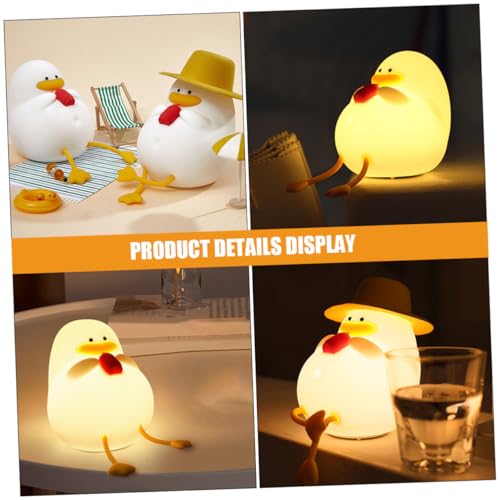 Lámpara de noche silicona con luz LED recargable miniatura 6