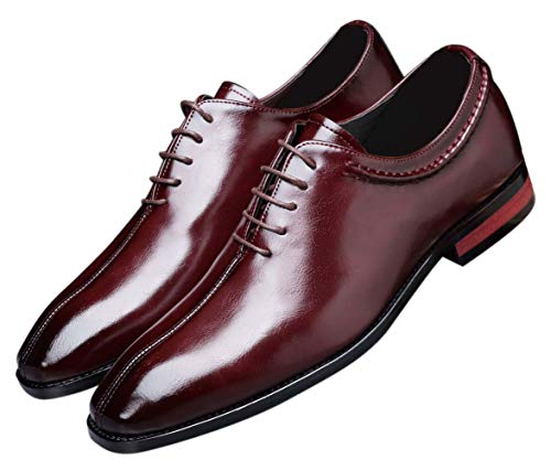 Mens Lace Up Dress Shoes Italy Prince Classic Modern Formal Leather Men Wholecut Oxford Shoes