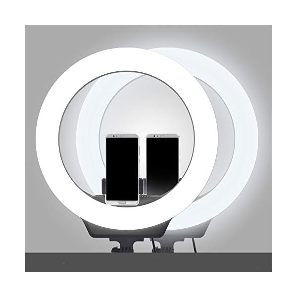 Gyubay Selfie Ringleuchte Selfie Artefakt 16-Zoll-Ring LED-Füllich Handy Echtzeit-Füllich für YouTube-Video-Selfie… – Bild 4