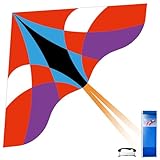 Facile da avviare e far volare, questo aquilone arricchisce ogni gita in famiglia. Il suo robusto design triangolare e la maneggevolezza intuitiva lo rendono una buona scelta per i bambini e per tutti coloro che amano le attività all'aria aperta