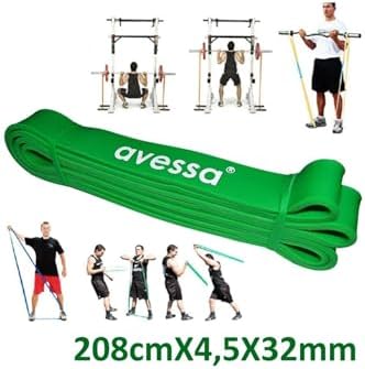 Avessa Latex Güç Bandı Direnç Lastiği, Yeşil LPB32 - Görsel 2
