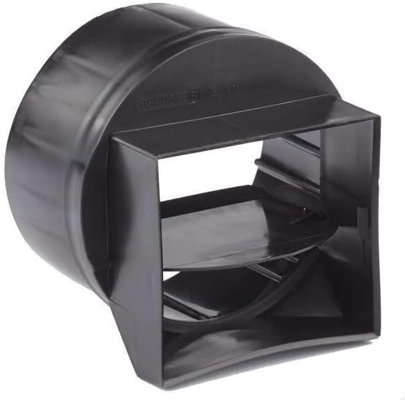 MDMprint Connector, 4 in Plastic Damper Duct