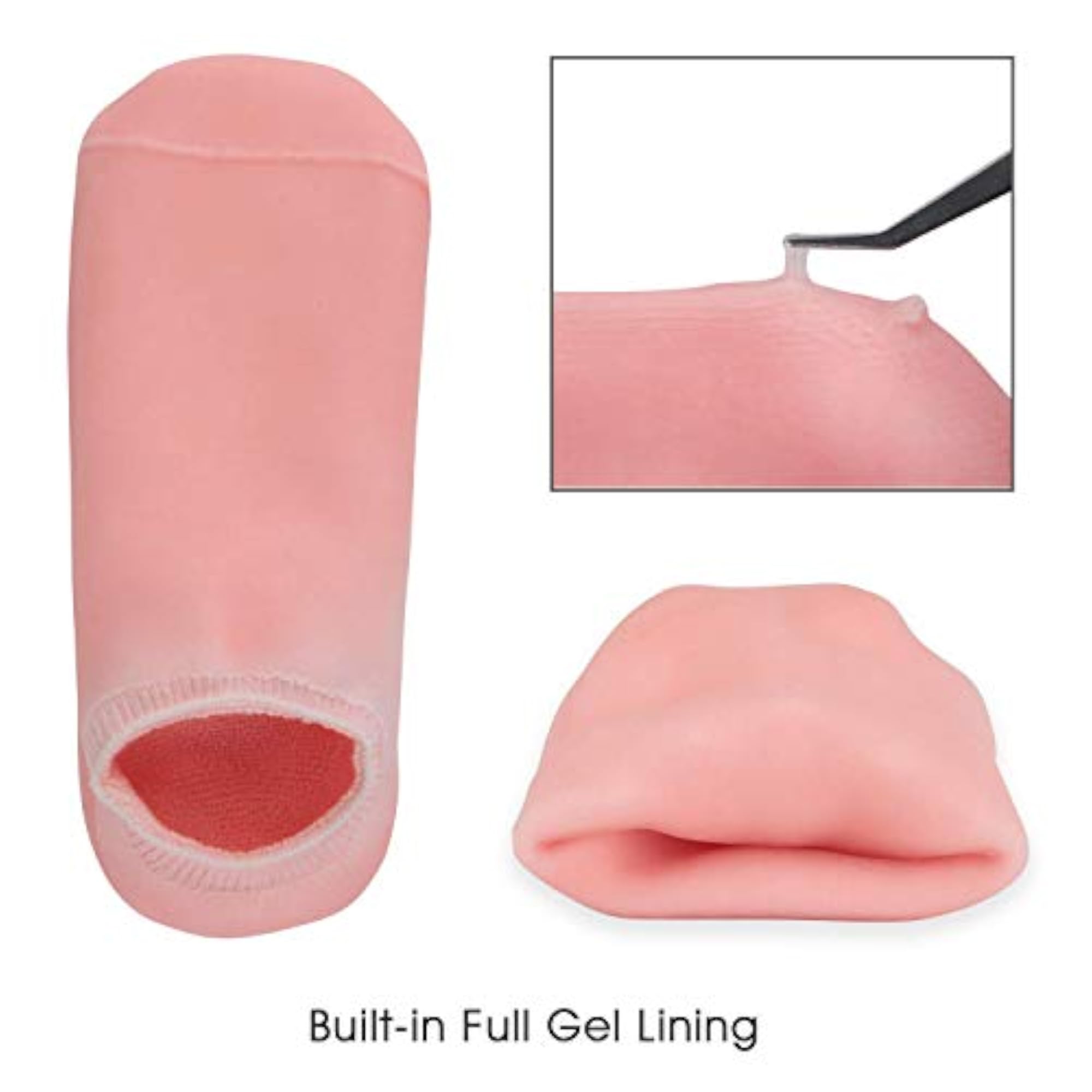 Spa Moisturizing Gel Socks for Dry Feet and Ankles, 1 Pair