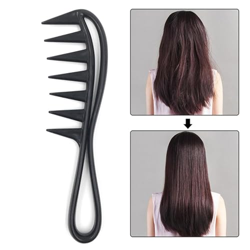 Peine de dientes anchos para cabello rizado miniatura 4