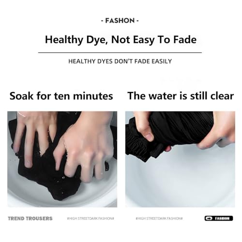 Denimblack Pants for Men, Super Stretch Ice Silk Comfort Everyday Pants, Casual Light with Pockets4