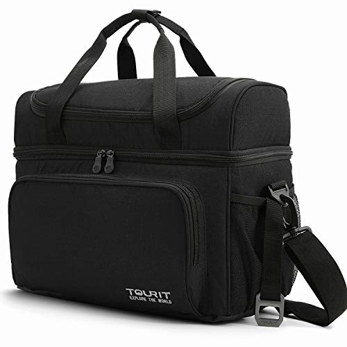 TOURIT Insulated Cooler Bag 36-Can Large Lunch Bag Travel Cooler ...