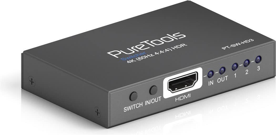 SW-HD3-3x1, Switcher/Switch y EDID Manager - 4K (60Hz 4: 4: 4) y HDR