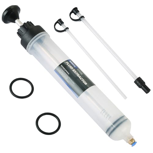 DASBET Oil Suction Syringe, 500 ML Oil Extractor Pump Oil Change Syringe Manual Fluid Extraction Pump Brake Fluid Transfer Pump Fuel Extraction & Fill Pump Brake Fluid And Coolant Replacement Tool