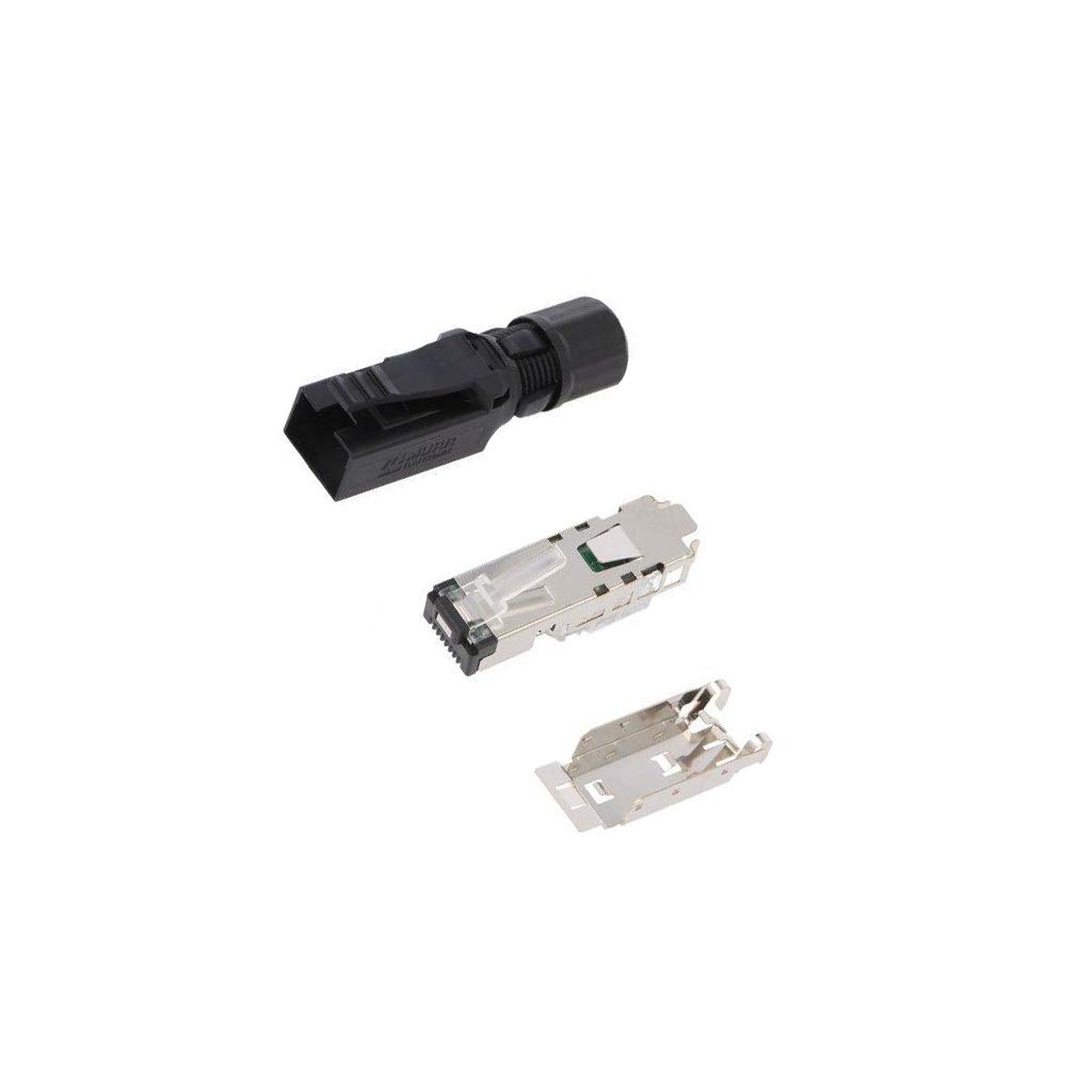 Prise mâle RJ45 anti-interférence Cat5 blindée 8p4c pour internet