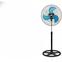 J&V TEXTILES 18-Inch Stand Fan, 3-Speed, 3 Aluminum Blades, 70 Watts, Lightweight Design, Powerful Airflow