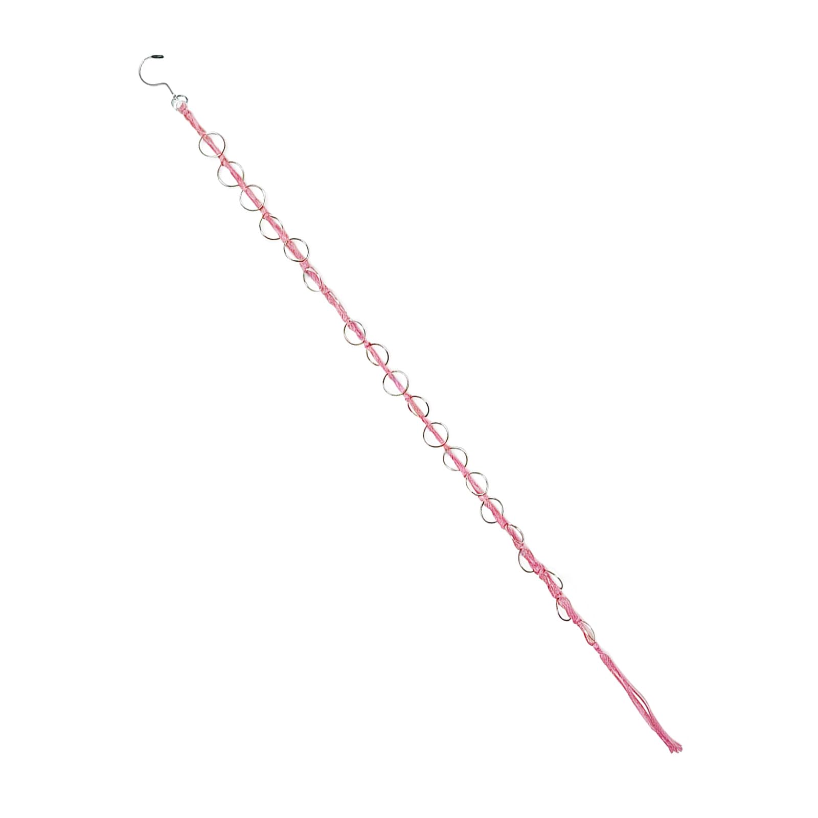 Zxfdsfdbnm Clip Organizer with Rotating Hook Practical Hair Accessories Wall Rack Easy Installation Hairpin Holder for Women Cotton Rope Hair Accessory Rack