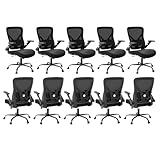ralex-chair 10Pack Office Chair Ergonomic with Adjustable Lumbar Support,Desk Chair...