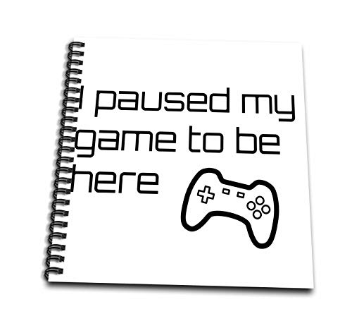 Livre de souvenirs I Paused My Game en grand format relié de qualité supérieure
