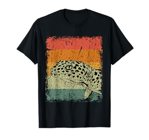 Retro Lizard Salamander Gift Vintage Gecko T-Shirt