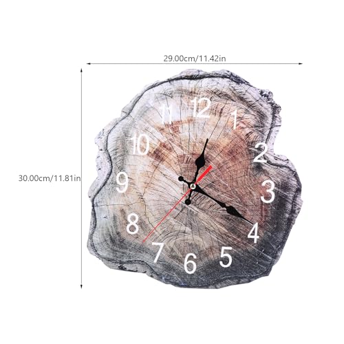 Horloge murale en bois silencieuse design moderne à pile