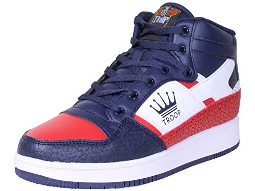 Troop Destroyer Herren-Sneaker, Weiß/Peacoat/Chinesisches Rot, White/Peacoat/Cardinal Red, 44 EU