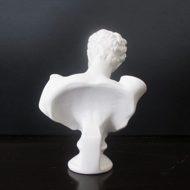 Buste Molière 15 Cm En Résine - Statue Miniature Style Européen Décoration Bureau Et Étagère
