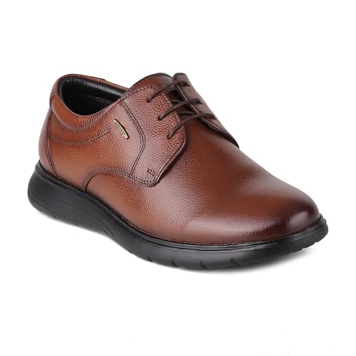 Image of Red Chief Genuine Leather Formal Derby Shoes for Men | Lace-Up Shoes for Men | RC3978LR