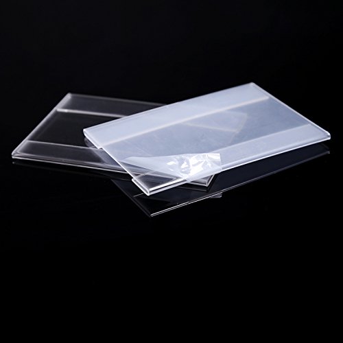 Airgoesin 20Pcs Wall Mount Shelf Acrylic Sign Holder Price Card Tag Label Mark Stand Display With Adhesive Tape Sticker 9Cmx6Cm #TOP2