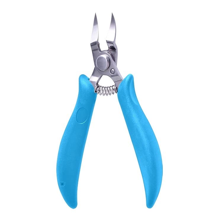 COOVS Nail Clipper Toenail Cutters Anti-Splash Ingrown Paronychia Correction Pedicure Dead Skin Scissors Trimmer Care Manicure Tools (Color : Light Blue)