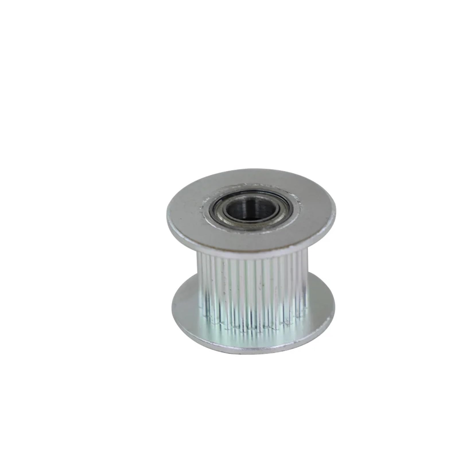 Polea tensora de rueda síncrona 2GT 16T 20T 25T 30T 36T, diámetro interior de 3/4/5/6/7/8 mm, ancho de 7/11 mm, sin dientes y con cojinete for correa GT2(2GT-36T Bore 4mm,Without Teeth,7mm)