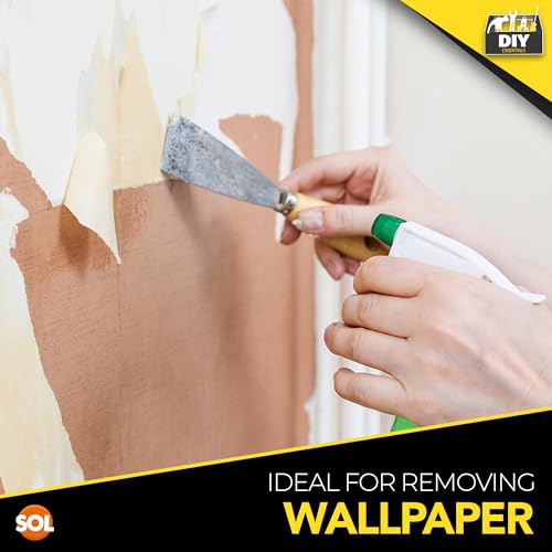 SOL 3pk Wallpaper Scraper Set 1" 2" 3" – Metal Blades for Paint, Putty, Wallpaper Removal – Filling, Plastering, Surface Prep – Rust-Resistant Wall Hand Tools for DIY Decorating, Flexible & Rigid Edge 6 SOL 3pk Wallpaper Scraper Set 1" 2" 3" – Metal Blades for Paint, Putty, Wallpaper Removal – Filling, Plastering, Surface Prep – Rust-Resistant Wall Hand Tools for DIY Decorating, Flexible & Rigid Edge - Image 6