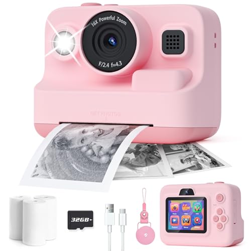 Dylanto Kids Camera Instant Print,1080P Kids Instant Cameras...
