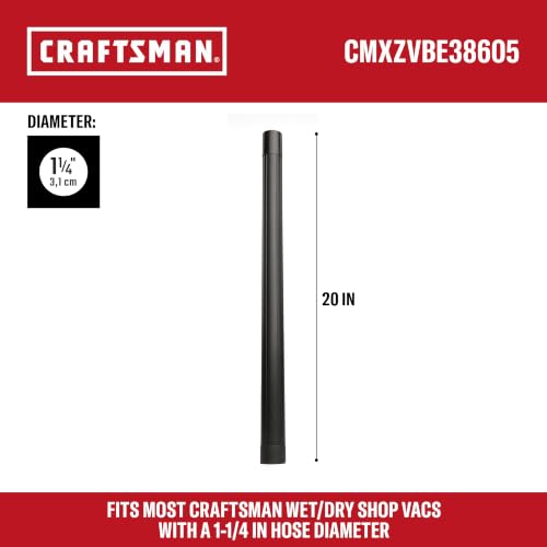 CRAFTSMAN CMXZVBE38605 1-1/4 in. Extension Wand Wet Dry Vac Attachment - image 2