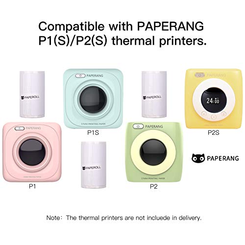 Bisollage - Carta termica 50 x 30 mm, autoadesiva