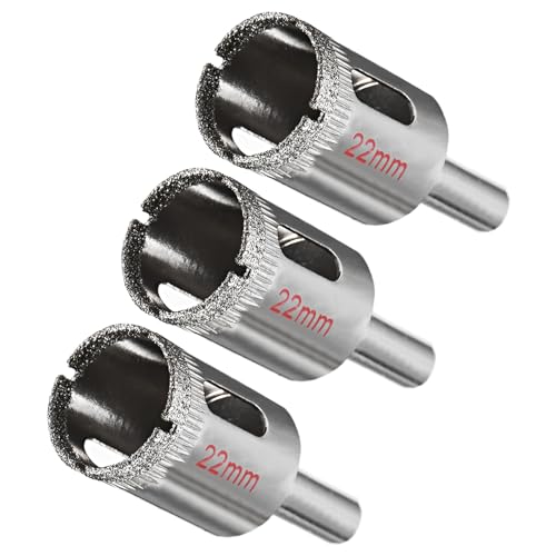 Brocas diamantadas, diámetro 22 mm, pack 3 piezas miniatura 1